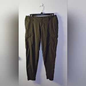 Women's Prana Charcoal Grey Cargo Pants, Size 2
